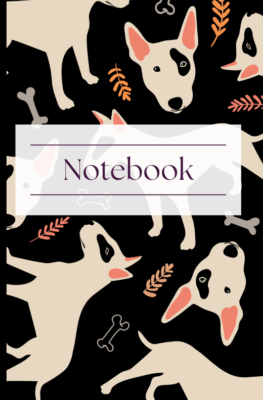 Bull Terrier Lined Notebook