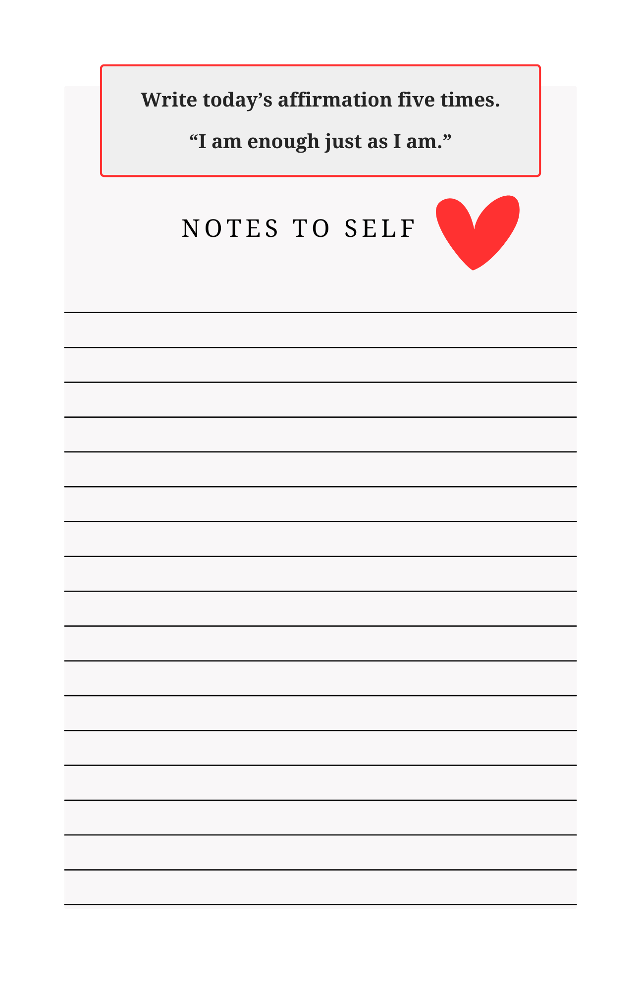 Love Notes To Self: A Guided Journal for Self-love and Healing by Amber James