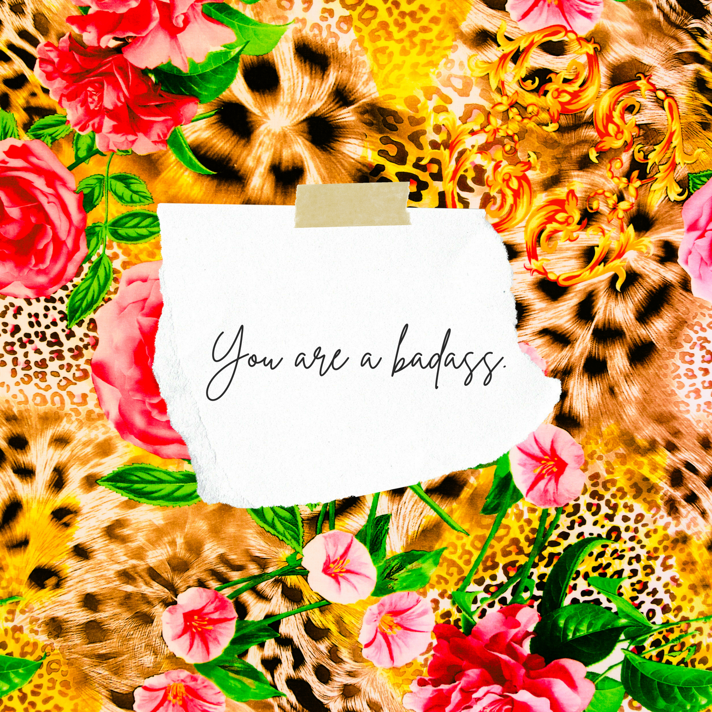 You Are a Bad*** | Sassy, Inspirational Wall Art