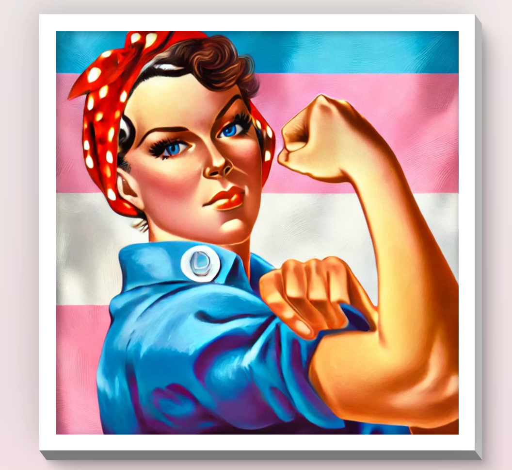 Rosie the Riveter: Pride Edition | Wall Art & Home Decor