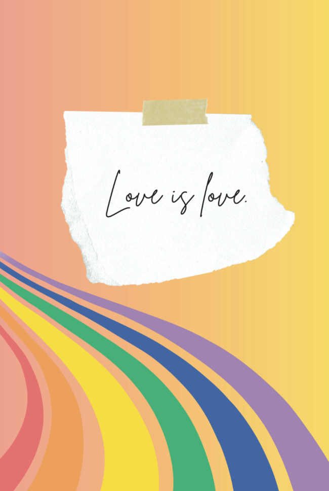 Love Is Love | Softcover Journal Notebook with Lined Pages, 6"x9"